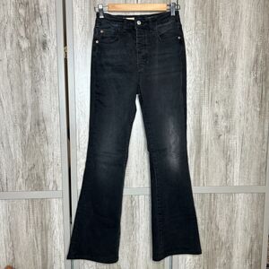 Pilcro Jeans Size 27 Bootcut The Icon Button Fly Black